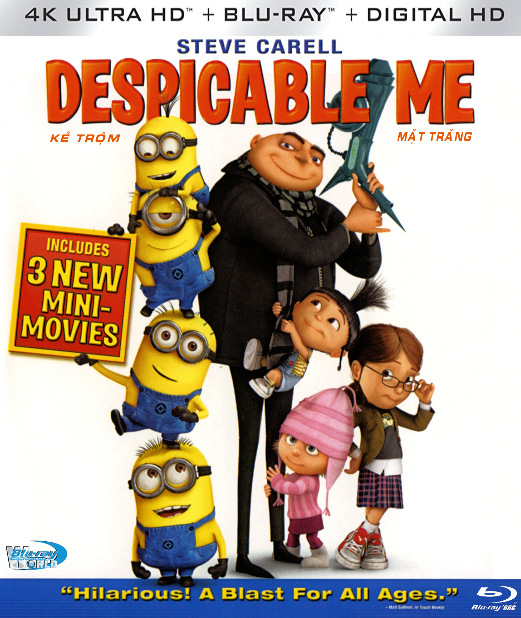 4KUHD-1088.Despicable Me 2010  KẺ CẮP MẶT TRĂNG  4K66G  (TRUE- HD 7.1 DOLBY ATMOS - DOLBY VISION) USA